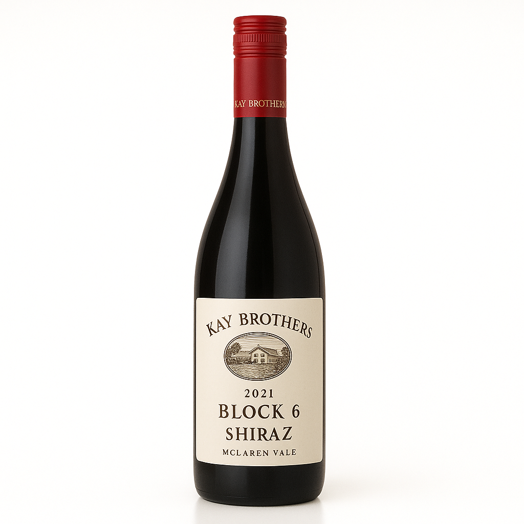 Kay Brothers Block 6 Shiraz 2021 (6 x 750ml)
